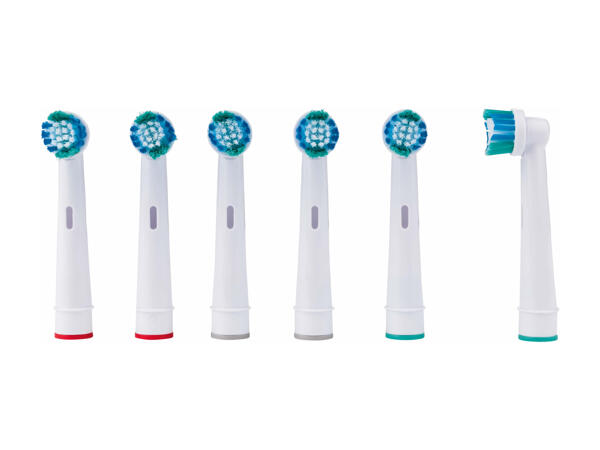 Têtes de brosse à dents de rechange, lot de 6