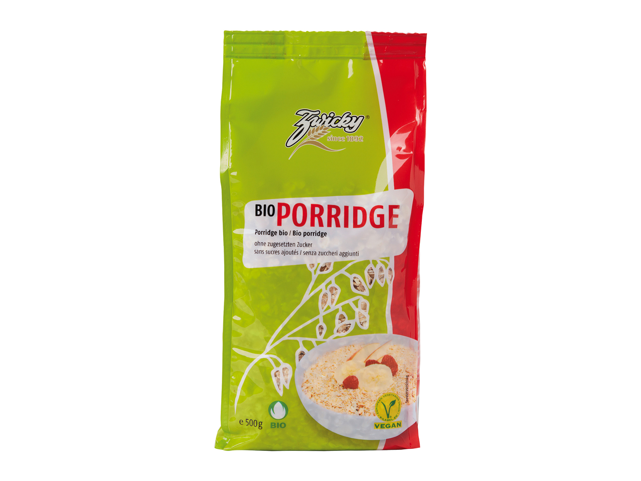 Porridge aux fruits bio Zwicky