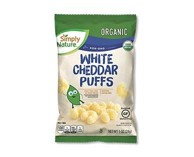 Simply Nature Organic White Cheddar Puff Snack Packs