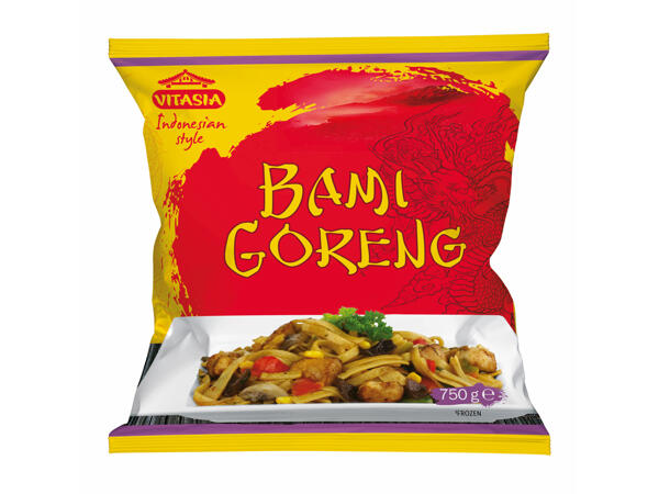 Ready-to-Eat Dishes Bami Goreng or Nasi Goreng