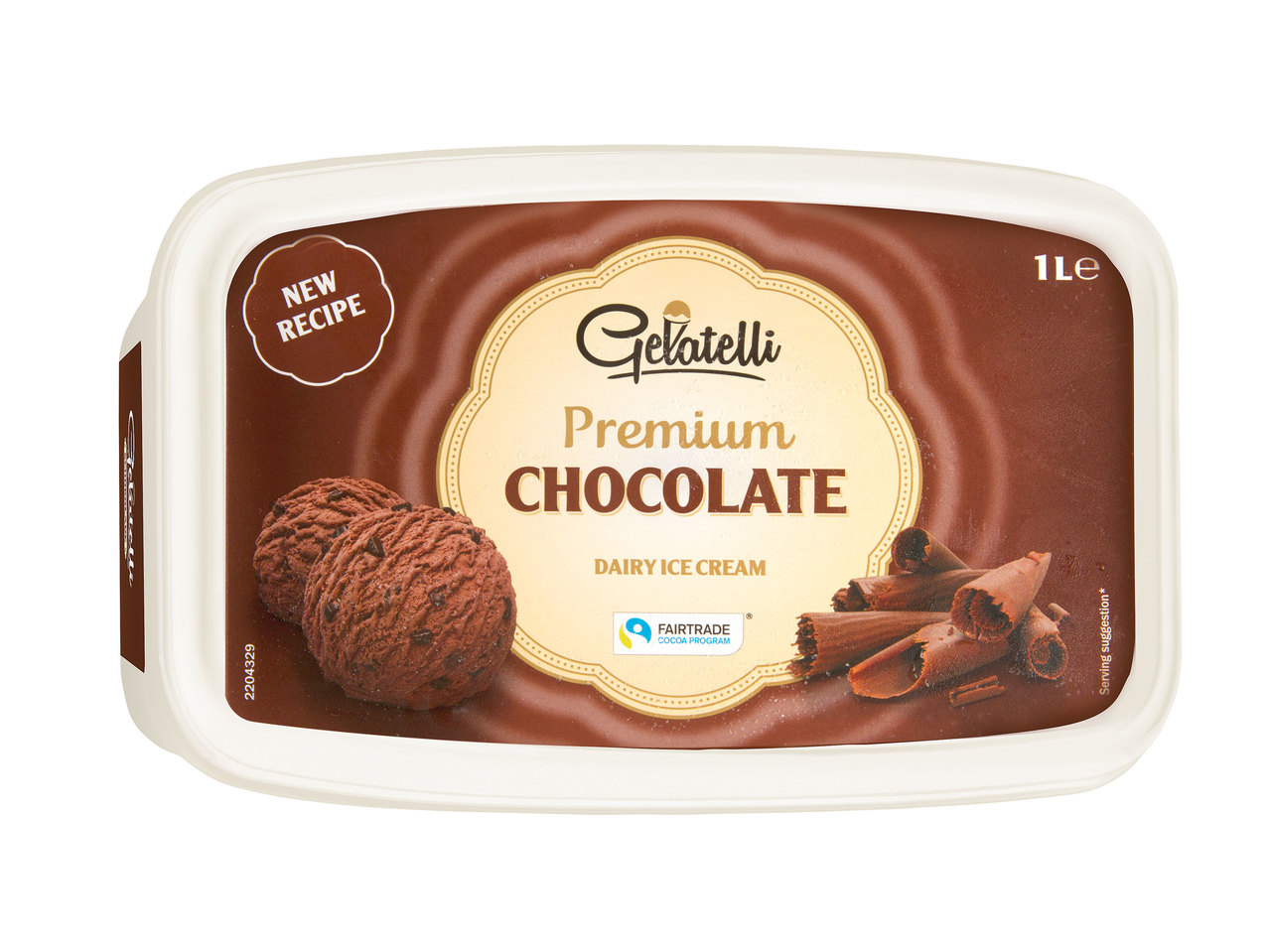 Înghețată premium cu ciocolată