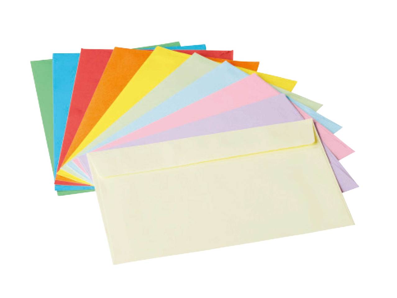UNITED OFFICE C6 Assorted Colour Envelopes