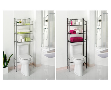 SOHL Furniture 3-Shelf Bathroom Space Saver