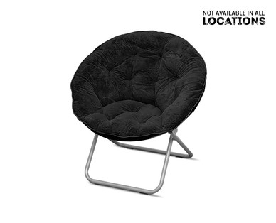 SOHL Furniture Faux Fur, Quilted or Mongolian Saucer Chair