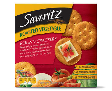 Savoritz Vegetable Round Crackers