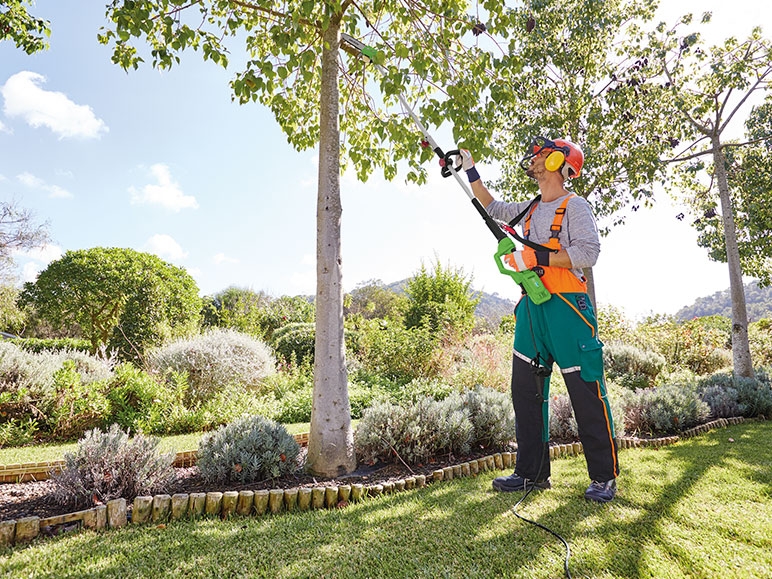 FLORABEST 2-in-1 Electric Long-Reach Hedge Trimmer