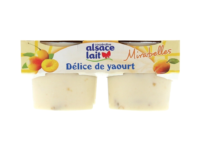 Délice de yaourt aux mirabelles