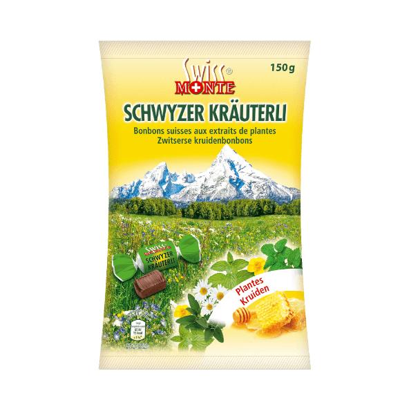 Szwajcarskie cukierki ziołowe