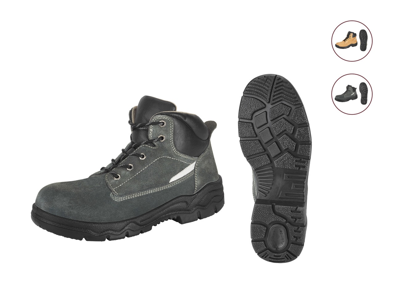 Powerfix Profi Men's Leather Safety Boots1