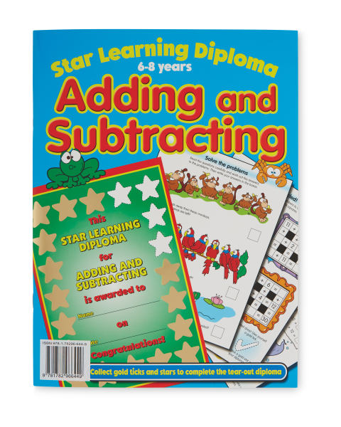 Add/Subtract Ages 6-8 Learning Book