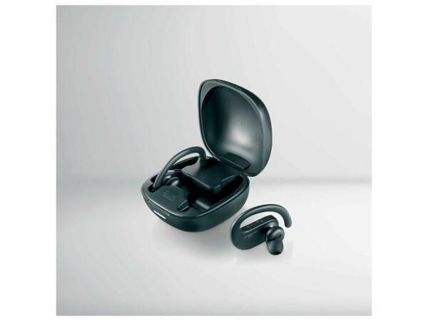 Écouteurs intra-auriculaires Bluetooth(R) avec étui de recharge