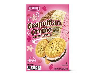 Benton's 
 Neapolitan Creme Cookies