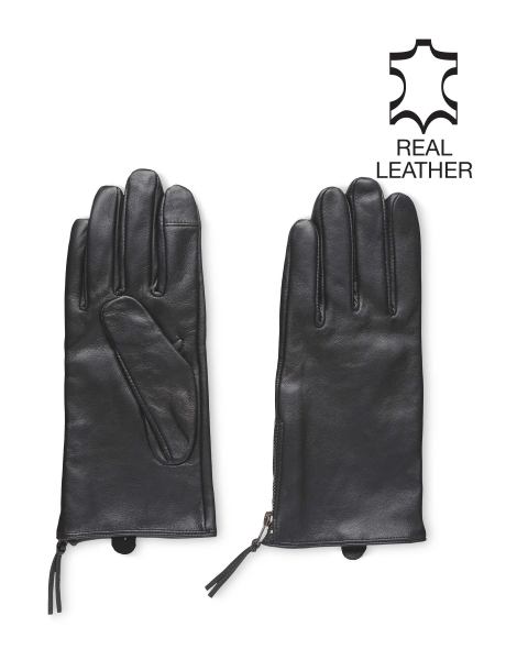 Avenue Ladies' Zip Gloves
