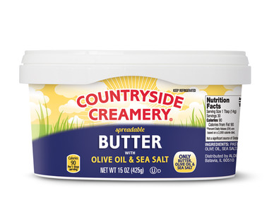 Countryside Creamery Spreadable Butter With Olive Oil and Sea Salt