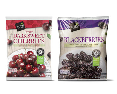 Season's Choice Cherries or Blackberries