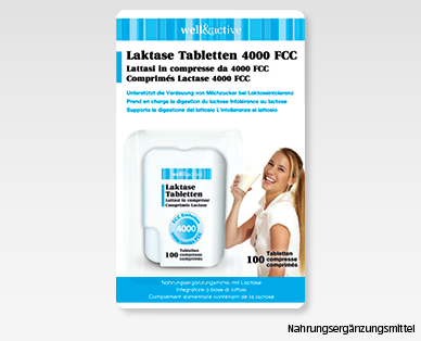 WELL&ACTIVE Laktase-Tabletten