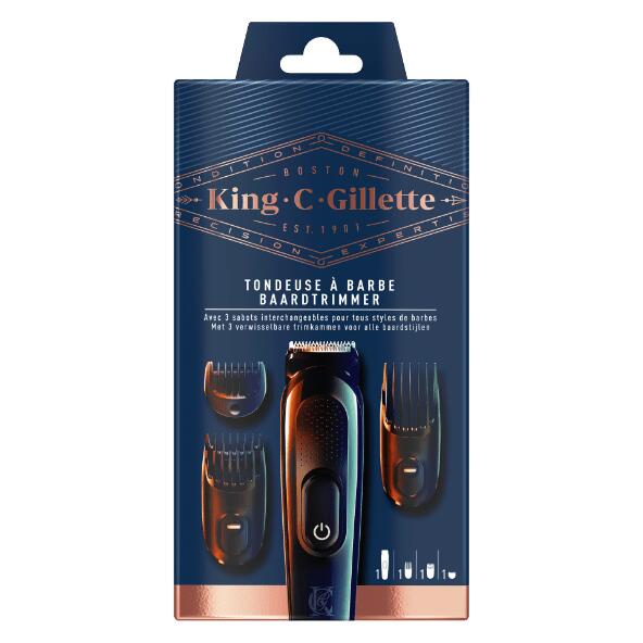KING C. GILLETTE(R) 				Tondeuse à barbe sans fil