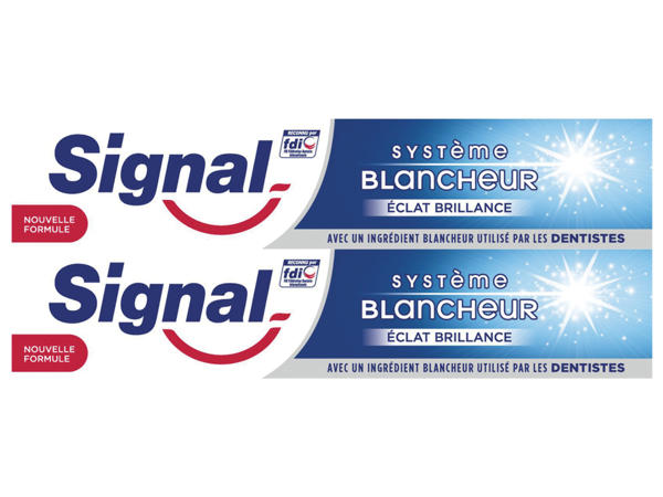 Signal dentifrice Fraicheur Blancheur