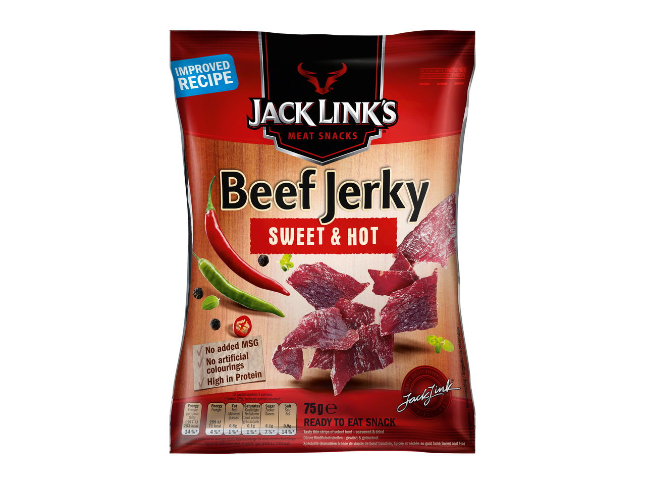 Beef Jerky Sweet & Hot Jack Link's