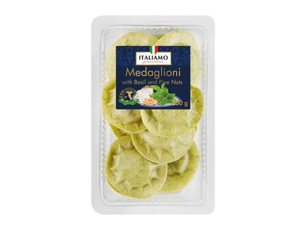 Italiamo Medaglioni with Basil and Pine Nuts