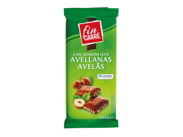 Fin Carré(R) Chocolate de Leite com Avelãs