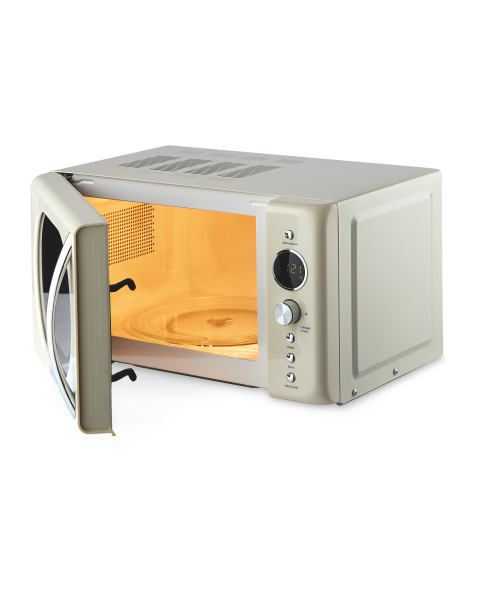 Ambiano Cream Retro Microwave