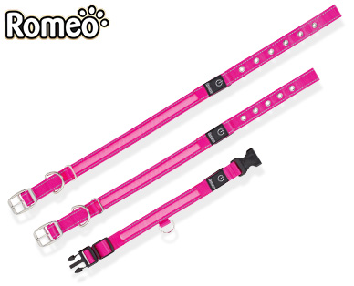Romeo LED-Hundehals­band/-Leuchtband