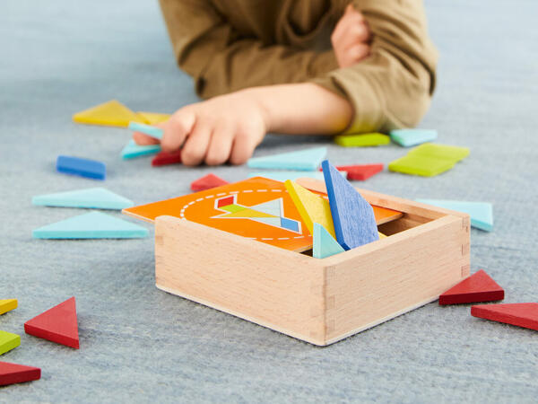 Cutie joc educativ, din lemn