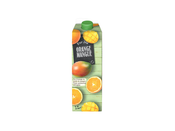 Pur jus orange mangue