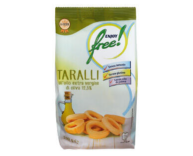 ENJOY FREE! 
 Taralli senza glutine
