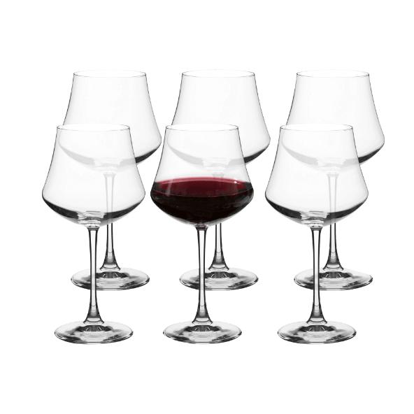 6 verres à vin rouge ou vin blanc