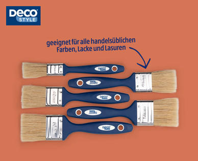 DECO STYLE Soft Touch Pinselset, 5-teilig