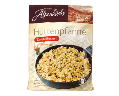 HERZHAFTE Alpenküche Hüttenpfanne-Nudelgerichte