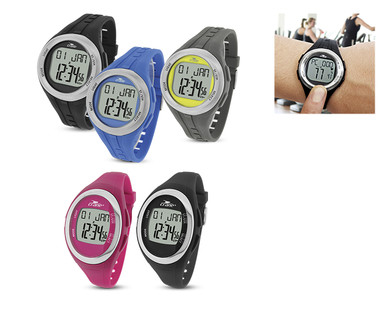 Crane Heart Rate Monitor Watch With Pedometer