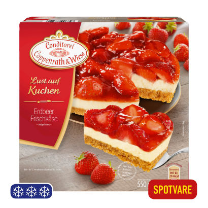 Jordbær-cheesecake
