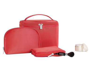 Skylite 3-Piece Cosmetic Bag Set