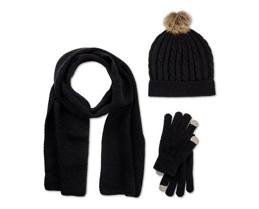 Serra 
 Ladies' 3-Piece Hat, Gloves and Scarf Set