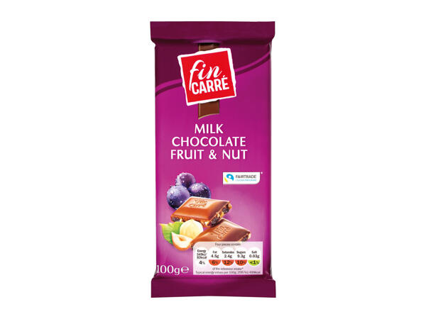 Fin Carré Fruit & Nut Milk Chocolate