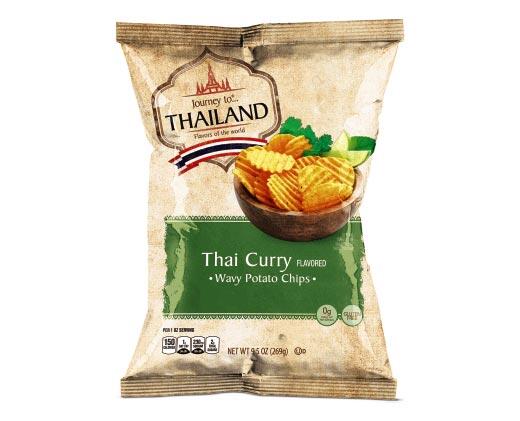Journey To... 
 India and Thailand Tandoori Barbecue or Thai Curry Potato Chips