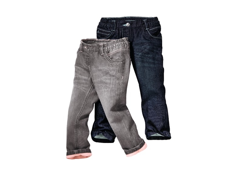 Jeans termo, fete / băieți, 1-6 ani, 2 modele