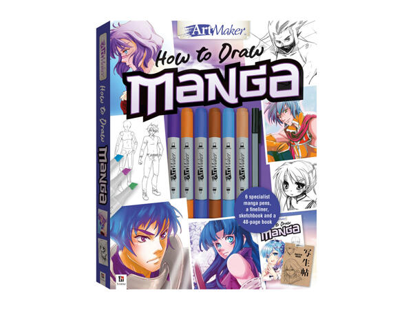 Art Maker Drawing, Manga, Acrylic or Calligraphy Book Set