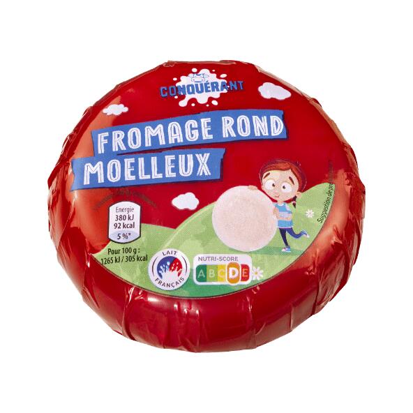 CONQUÉRANT(R) 				Fromage rond moelleux