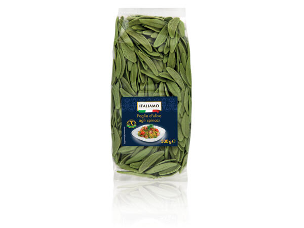 "Foglie d'Ulivo" with Spinach or Apulian Tricoloured Fusilli