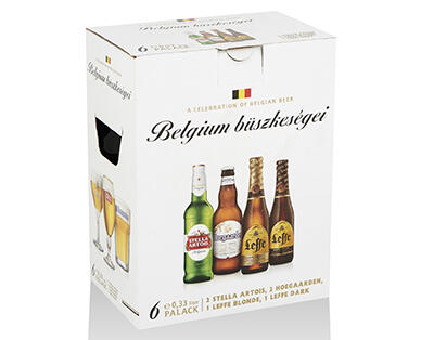 Belgium büszkeségei, 6 üveg