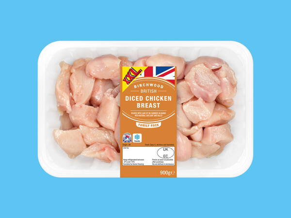 Birchwood Diced British Chicken Breast
