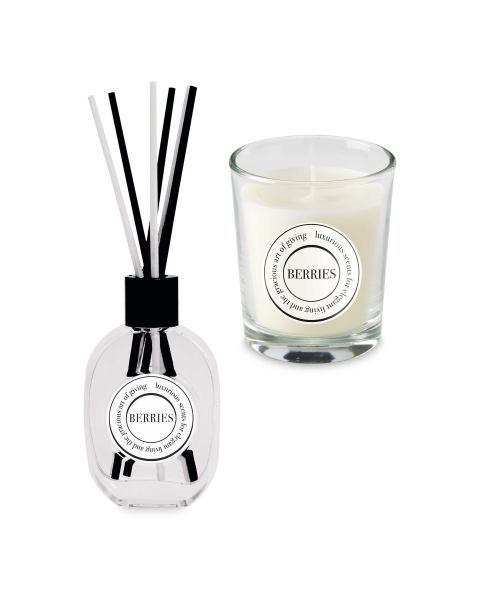 Berries Candle/Reed Diffuser Set