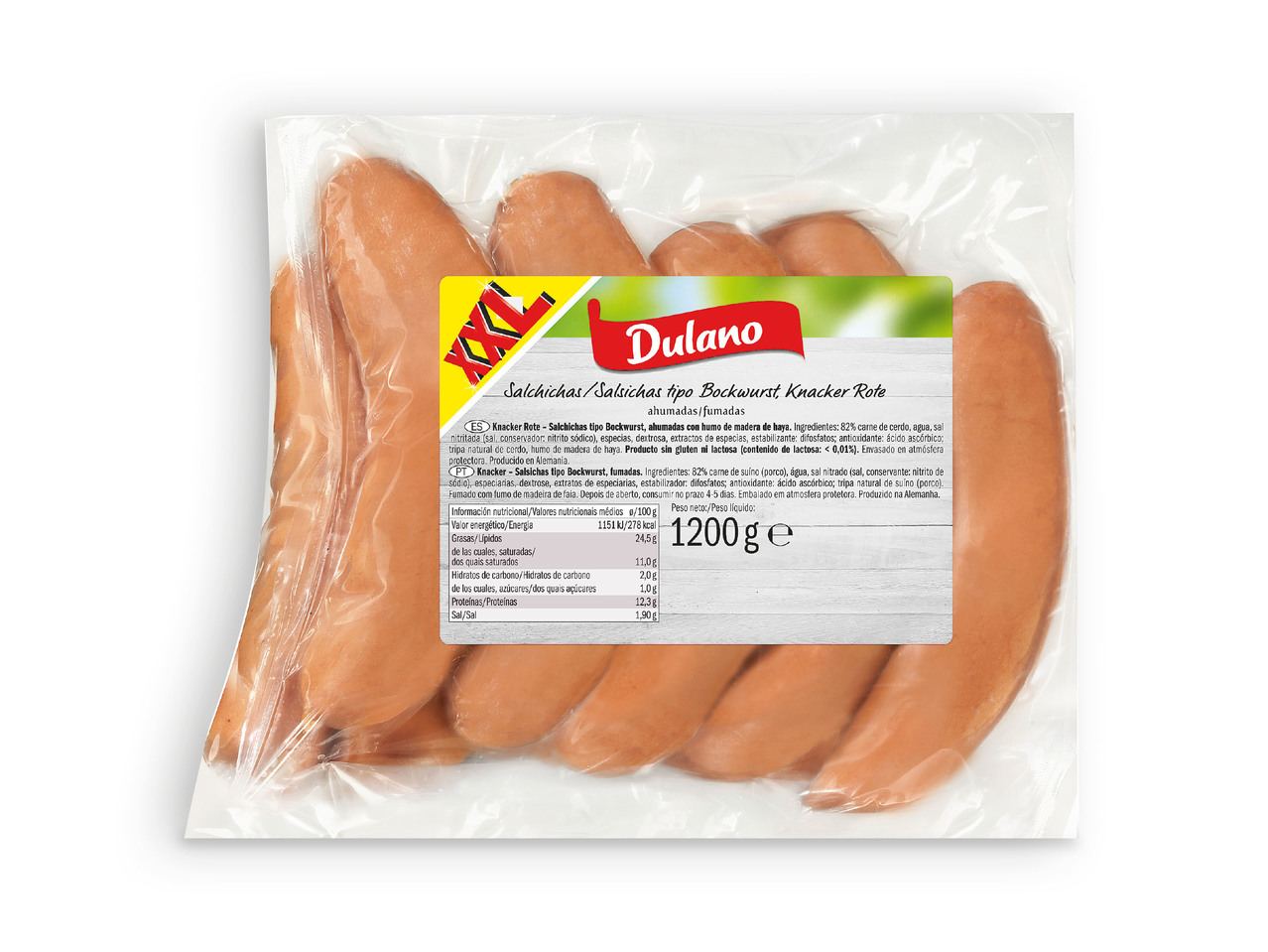 DULANO(R) Salsichas Estaladiças
