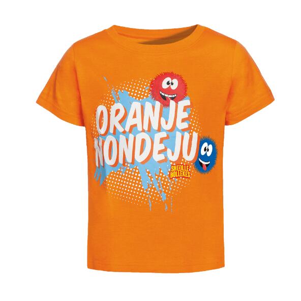 Snollebollekes oranje T-shirt kids