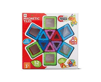 Bee Happy 52-Piece Magnetic Tiles - Aldi — USA - Specials archive