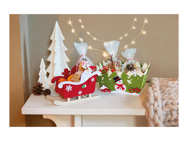 Melinera Decorative Festive Basket or Christmas Pouches